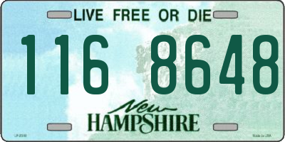 NH license plate 1168648