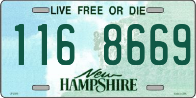NH license plate 1168669