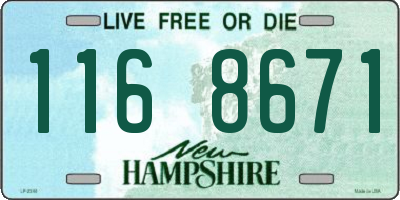 NH license plate 1168671