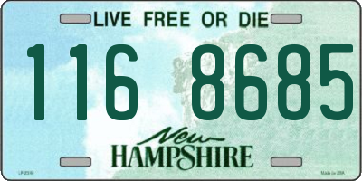 NH license plate 1168685