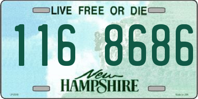 NH license plate 1168686