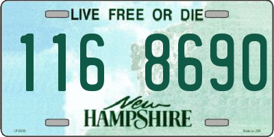 NH license plate 1168690