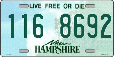 NH license plate 1168692