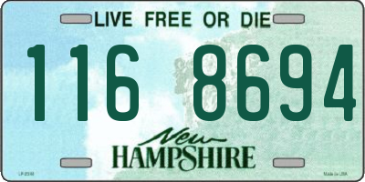 NH license plate 1168694