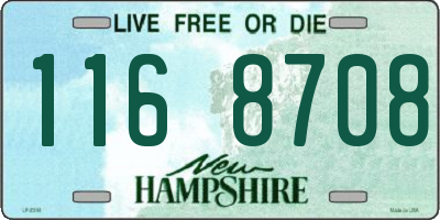 NH license plate 1168708