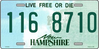 NH license plate 1168710