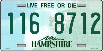 NH license plate 1168712