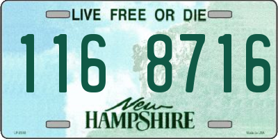 NH license plate 1168716