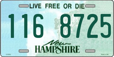 NH license plate 1168725