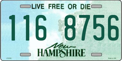 NH license plate 1168756