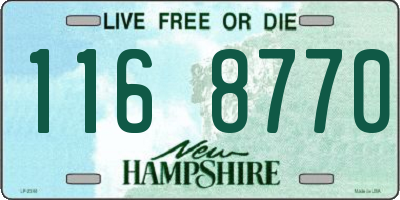 NH license plate 1168770