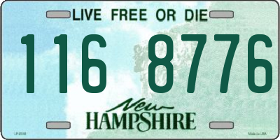 NH license plate 1168776