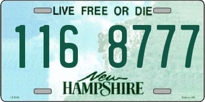 NH license plate 1168777