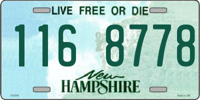 NH license plate 1168778