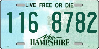 NH license plate 1168782