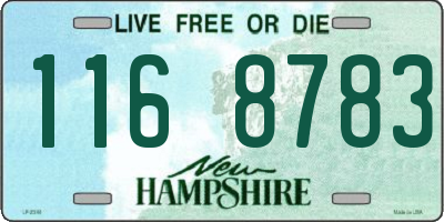 NH license plate 1168783