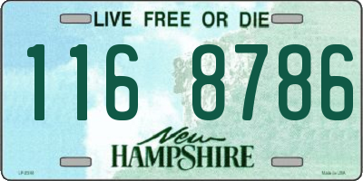NH license plate 1168786