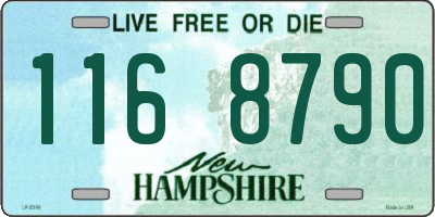 NH license plate 1168790