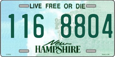 NH license plate 1168804