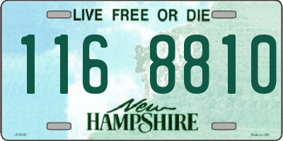 NH license plate 1168810