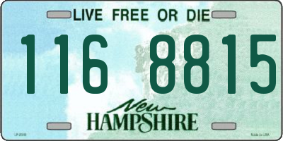 NH license plate 1168815