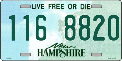 NH license plate 1168820