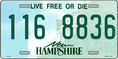 NH license plate 1168836