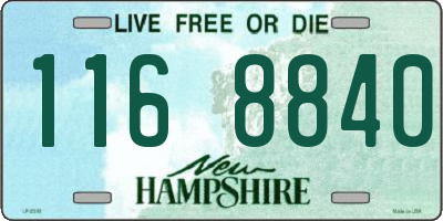 NH license plate 1168840