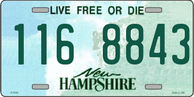 NH license plate 1168843