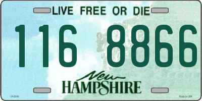 NH license plate 1168866