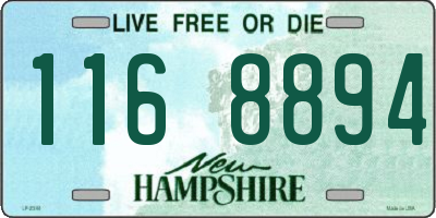 NH license plate 1168894