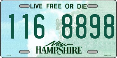 NH license plate 1168898