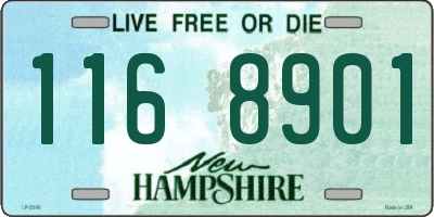 NH license plate 1168901