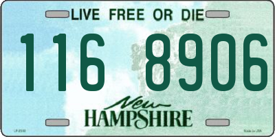NH license plate 1168906