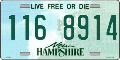 NH license plate 1168914