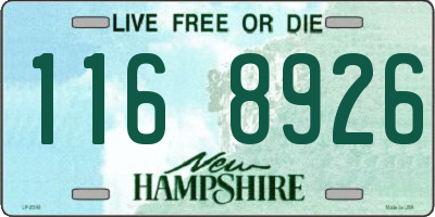 NH license plate 1168926