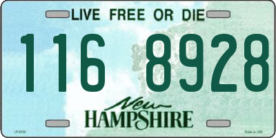 NH license plate 1168928