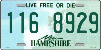 NH license plate 1168929