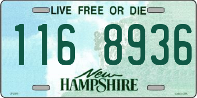 NH license plate 1168936
