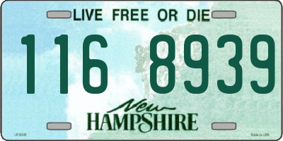 NH license plate 1168939