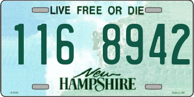 NH license plate 1168942