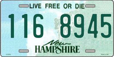 NH license plate 1168945