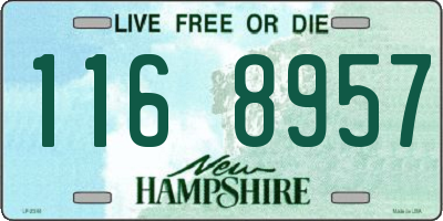 NH license plate 1168957