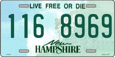 NH license plate 1168969