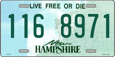 NH license plate 1168971