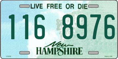 NH license plate 1168976