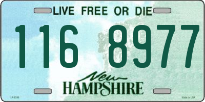 NH license plate 1168977