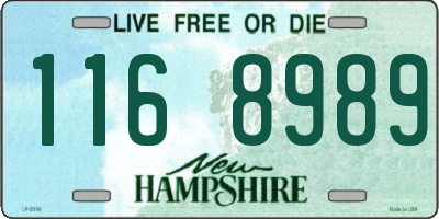 NH license plate 1168989