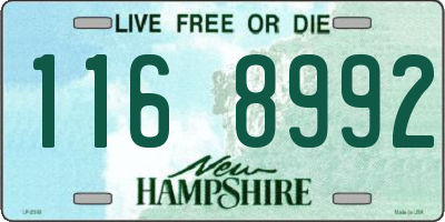 NH license plate 1168992