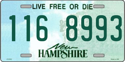 NH license plate 1168993
